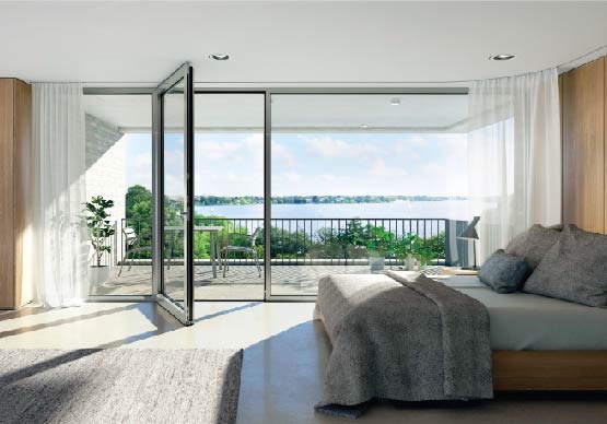 R60 – HỆ CỬA ĐI MỞ QUAY